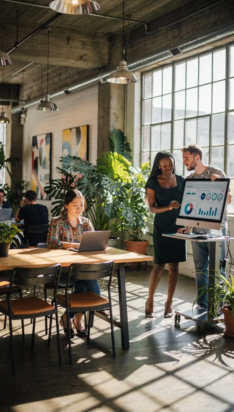 Color contrast in usability design for software tools.