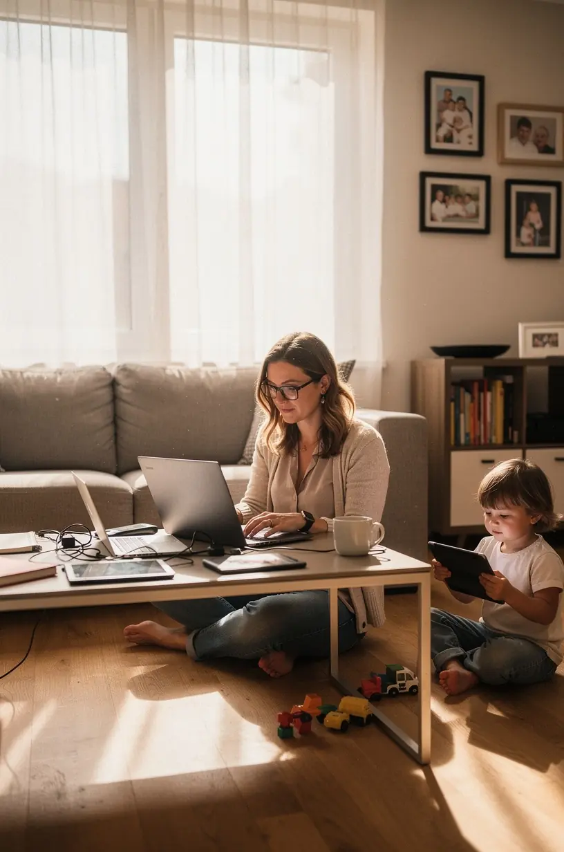 User navigating software interface for enhanced satisfaction