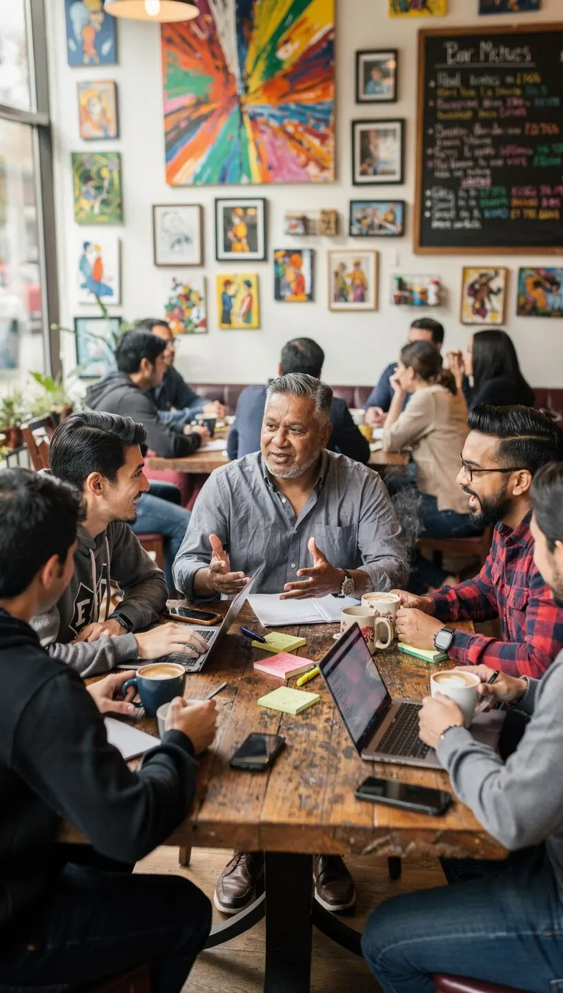 Modern office environment